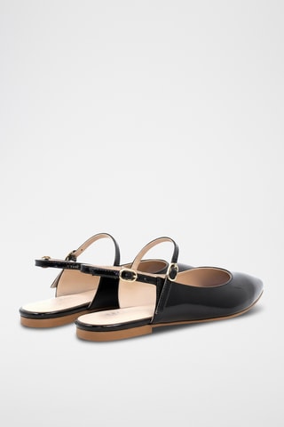 Lakleren Pumps - Zwart