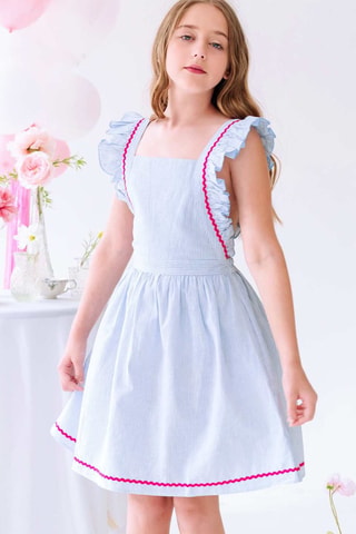 Pichi - Blanco, azul y rosa