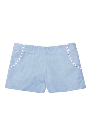 Short - Blanco y azul
