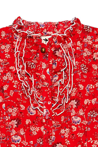Blusa - Blanco, rojo y azul