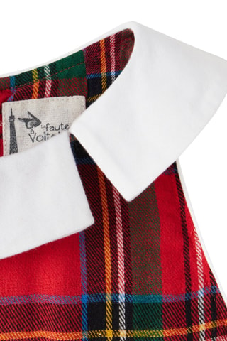 Vestido - Blanco, rojo y verde