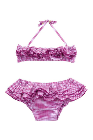 Bikini - Blanco y rosa