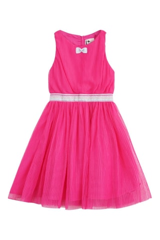 Vestido plisado - Rosa