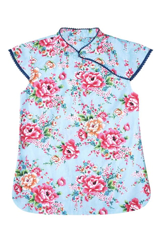 Blusa - Rojo, azul y rosa