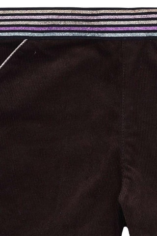 Short de terciopelo - Marrón, violeta y rosa