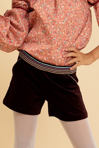Short de terciopelo - Rojo