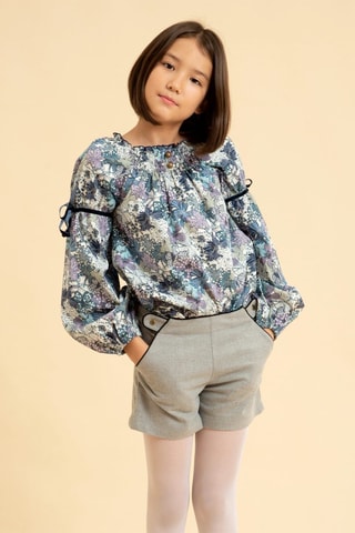 Short de terciopelo - Gris