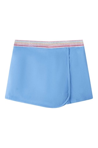 Falda pantalón - Azul y rosa