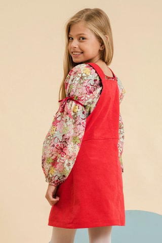 Blusa - Blanco, verde, amarillo y rosa