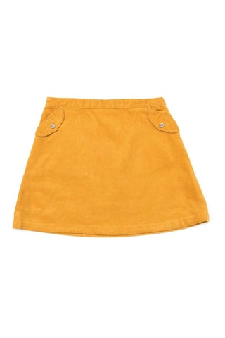 Falda de pana - Amarillo