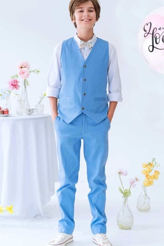 Pantalón chino - Azul