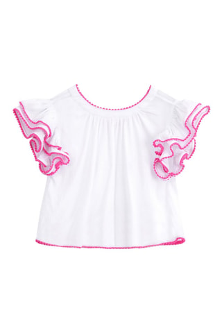 Blusa - Blanco y rosa
