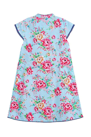 Robe - Bleu, jaune et rose