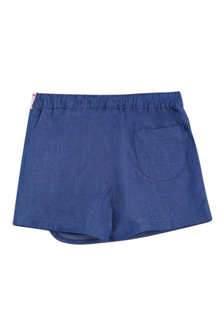 Falda pantalón - Azul, rosa y rojo
