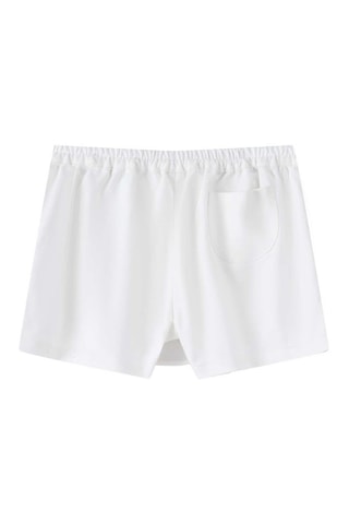 Falda pantalón - Blanco, rosa y verde