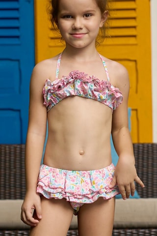 Bikini - Verde, amarillo y rosa
