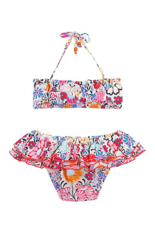 Bikini - Blanco, rojo y rosa