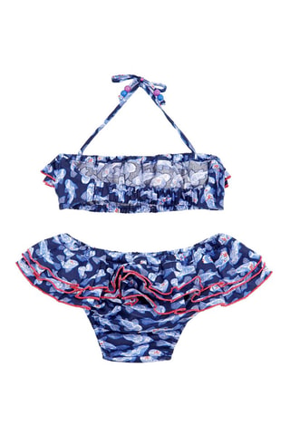 Bikini - Blanco, rojo y azul
