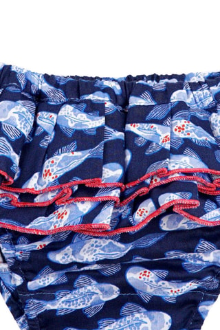 Bikini - Blanco, rojo y azul
