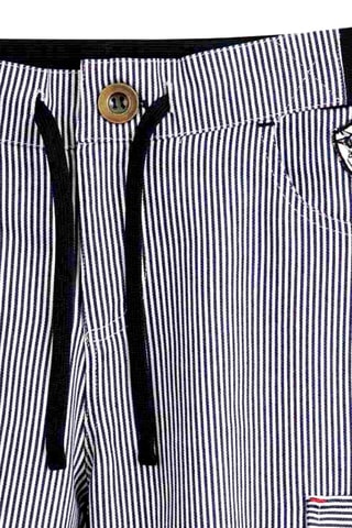 Bermudas - Blanco, negro y gris