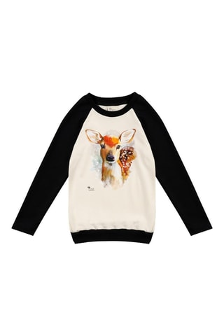 Sudadera - Negro y beige