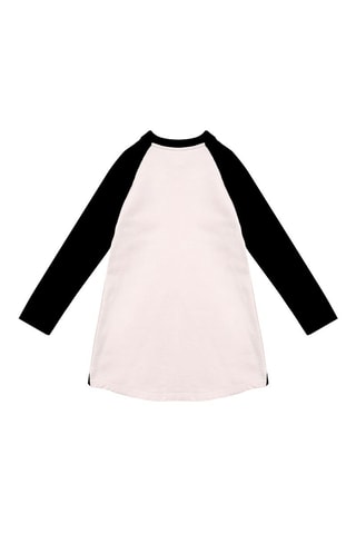 Vestido - Negro y beige