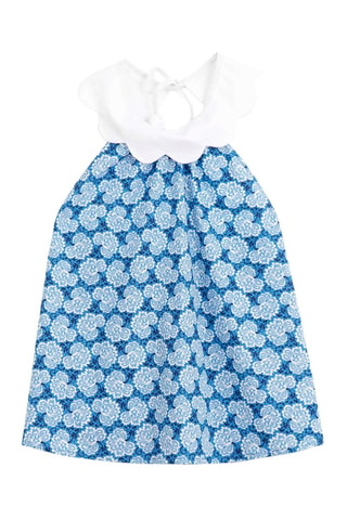 Blusa - Blanco y azul