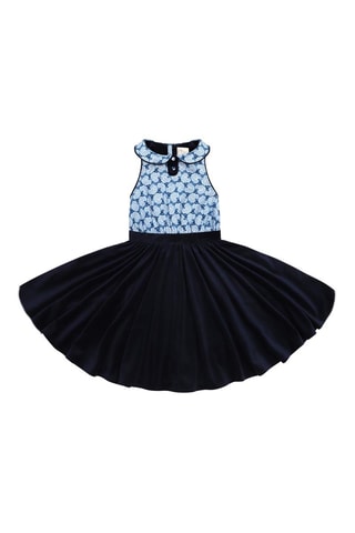 Robe - Blanc et bleu