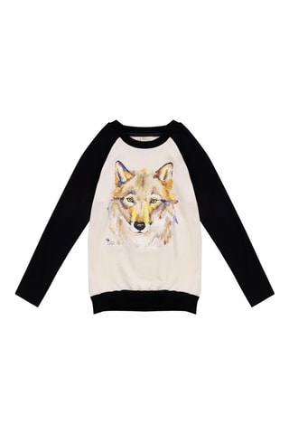 Sudadera - Negro y beige