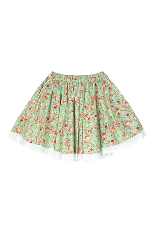 Falda - Blanco, rojo y verde