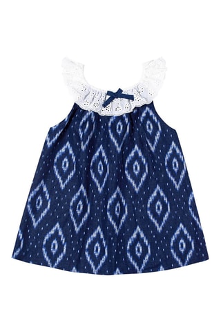 Blusa - Blanco y azul