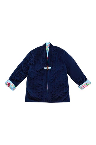 Chaqueta reversible - Rojo, azul y verde