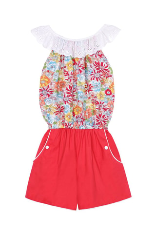 Mono - Blanco, rojo y amarillo