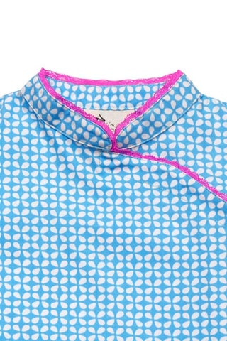 Vestido - Azul y rosa