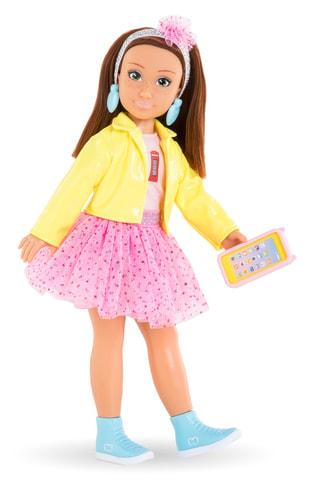 Estuche de muñeca Corolle Zoé Fashion Week Londres - 28 cm - 5 piezas - Desde 4 años