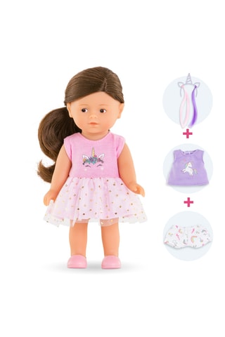 Muñeca mini corolline Romy - 20 cm - 4 piezas - Desde 3 años