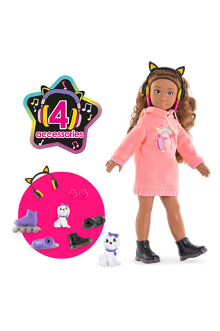 Estuche de muñeca Corolle Melody Music et Mode - 28 cm - 5 accesorios - Desde 4 años