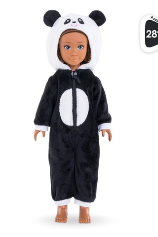 Estuche de muñeca Corolle Melody Pijama Party - 28 cm - 8 piezas - Desde 4 años