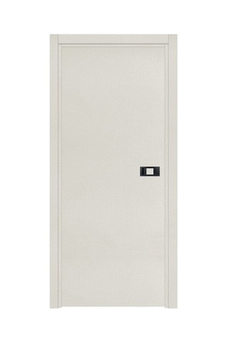 Bloc-porte d'intérieur Miro avec poignée Exclusive - Imitation textile perle - 93 x 204 cm