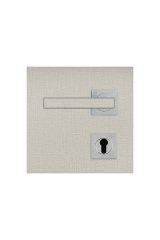 Poignée à cylindre Premium - Imitation textile Opale - Porte de 30 à 50 mm