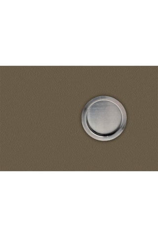 Porte coulissante en applique Miro - Imitation cuir lichen - 83 x 204 cm