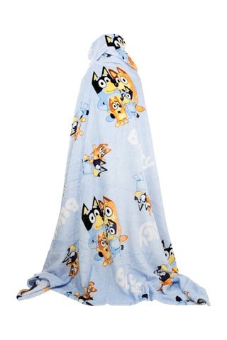 Manta con capucha infantil Bluey - Azul