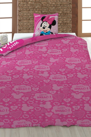 Juego de nórdico reversible Minnie Disney - Rosa