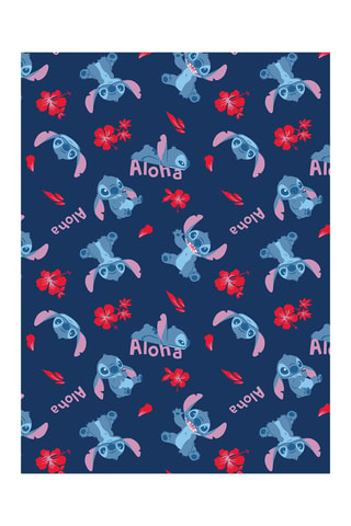 Manta Lilo y Stitch Disney - Azul marino - 110 x 150 cm