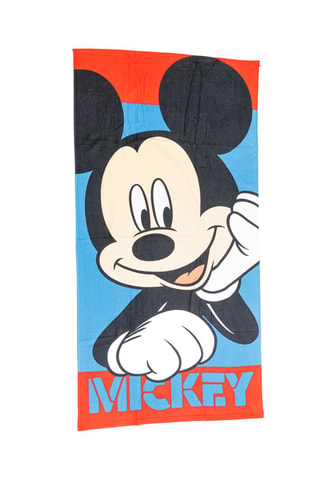 Toalla de playa Mickey Disney - Azul y rojo - 70 x 140 cm