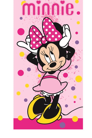 Toalla de playa Minnie Disney - Rosa - 70 x 140 cm