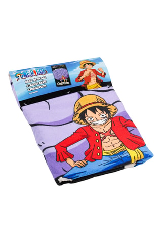 Toalla de playa Monkey D. Luffy One Piece - Negro - 70 x 140 cm