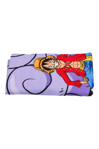 Toalla de playa Monkey D. Luffy One Piece - Negro - 70 x 140 cm