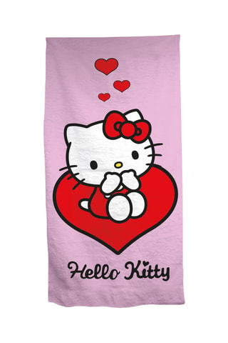 Toalla de playa Hello Kitty Sanrio - Rosa - 70 x 140 cm