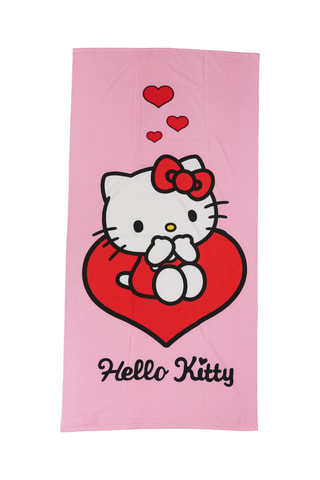 Toalla de playa Hello Kitty Sanrio - Rosa - 70 x 140 cm